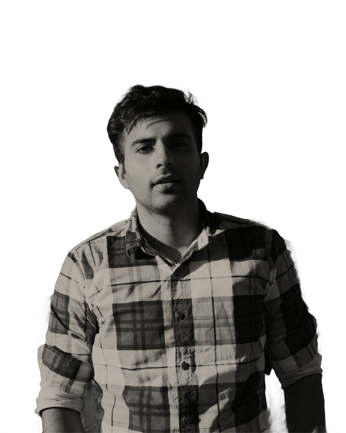 Pranav Chauhan, standing portrait